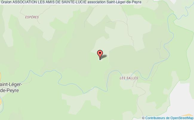 plan association Association Les Amis De Sainte-lucie Saint-Léger-de-Peyre