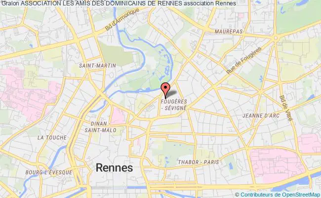 plan association Association Les Amis Des Dominicains De Rennes Rennes