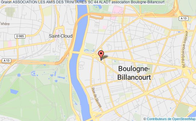 plan association Association Les Amis Des Trinitaires Sc 44 Aladt Boulogne-Billancourt