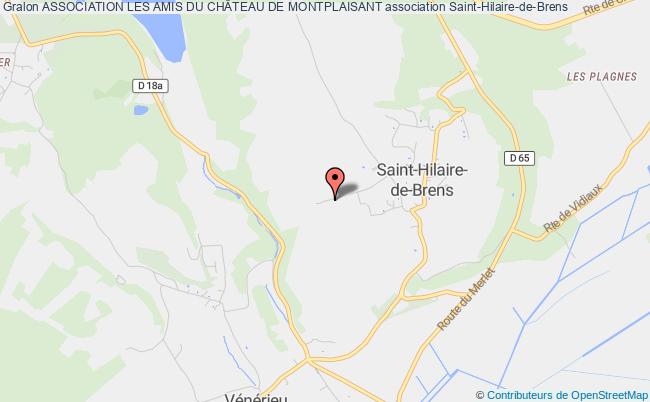 plan association Association Les Amis Du ChÂteau De Montplaisant Saint-Hilaire-de-Brens