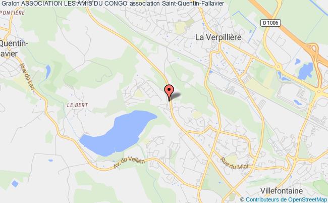 plan association Association Les Amis Du Congo Saint-Quentin-Fallavier