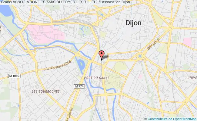 plan association Association Les Amis Du Foyer Les Tilleuls Dijon