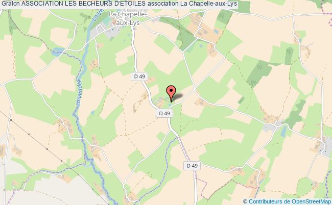plan association Association Les Becheurs D'etoiles La    Chapelle-aux-Lys