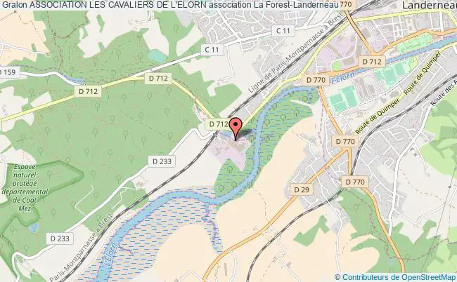 plan association Association Les Cavaliers De L'elorn La Forest-Landerneau