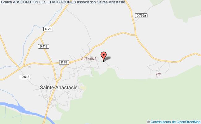 plan association Association Les Chatgabonds Sainte-Anastasie