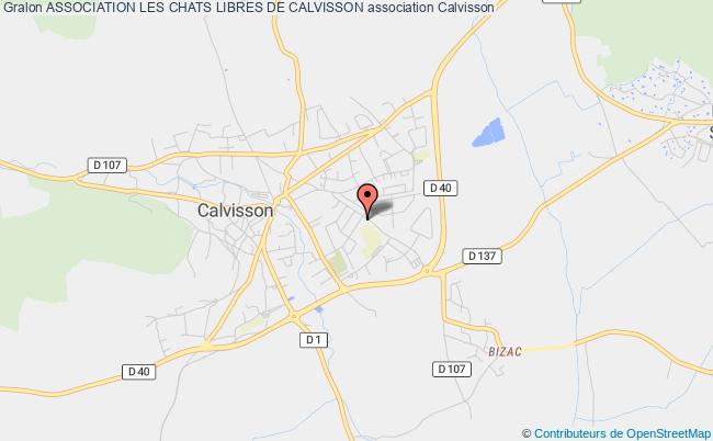 plan association Association Les Chats Libres De Calvisson Calvisson