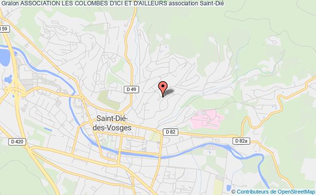 plan association Association Les Colombes D'ici Et D'ailleurs Saint-Dié-des-Vosges