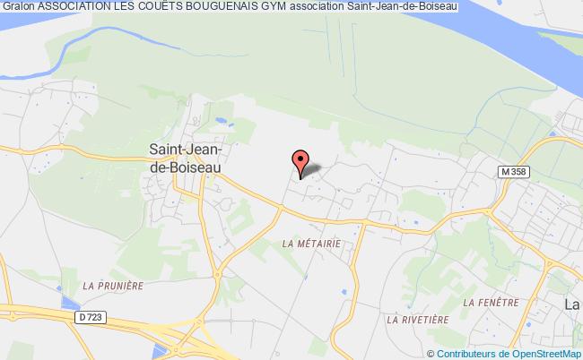 plan association Association Les CouËts Bouguenais Gym Saint-Jean-de-Boiseau