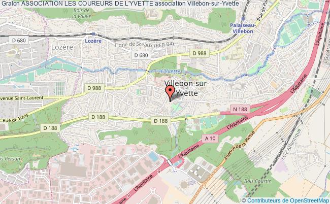 plan association Association Les Coureurs De L'yvette Villebon-sur-Yvette