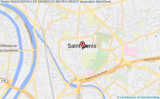plan association Association Les Danses Du Moyen-orient Saint-Denis