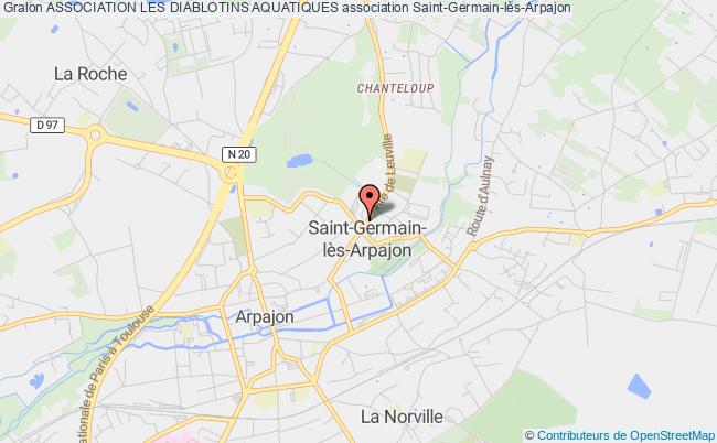 plan association Association Les Diablotins Aquatiques Saint-Germain-lès-Arpajon