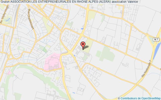 plan association Association Les Entrepreneuriales En Rhone Alpes (alera) Valence