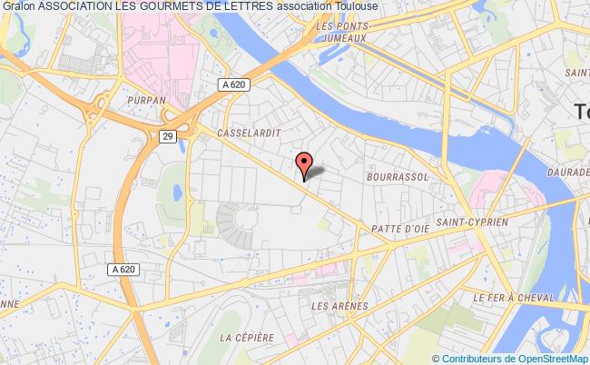 plan association Association Les Gourmets De Lettres Toulouse