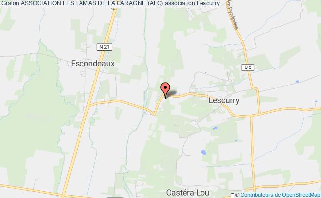 plan association Association Les Lamas De La Caragne (alc) Lescurry