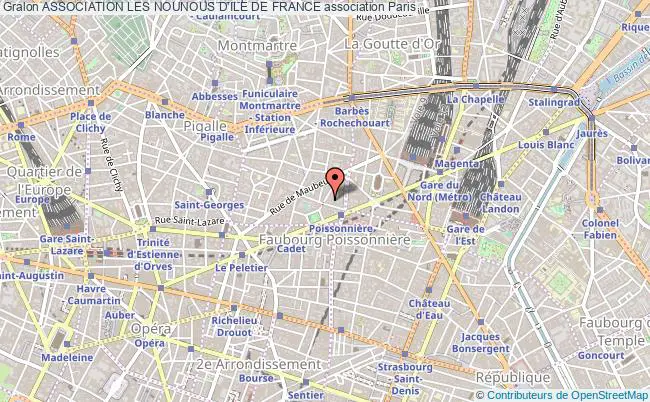 plan association Association Les Nounous D'ile De France Paris