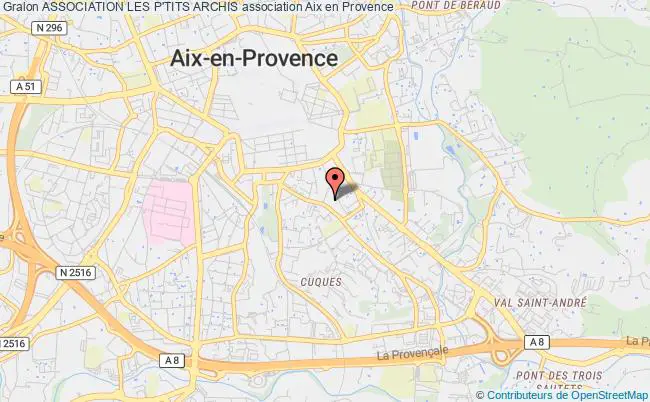 plan association Association Les P'tits Archis Aix-en-Provence