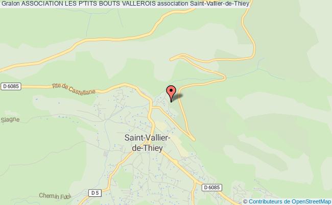 plan association Association Les P'tits Bouts Vallerois Saint-Vallier-de-Thiey