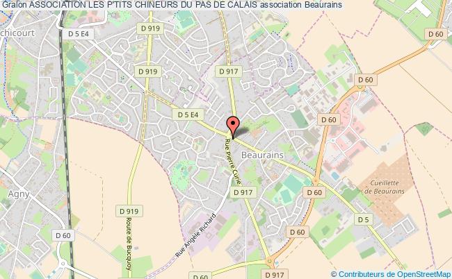 plan association Association Les P'tits Chineurs Du Pas De Calais Beaurains