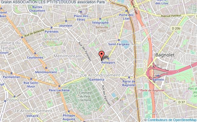 plan association Association Les P'tits Loulous Paris