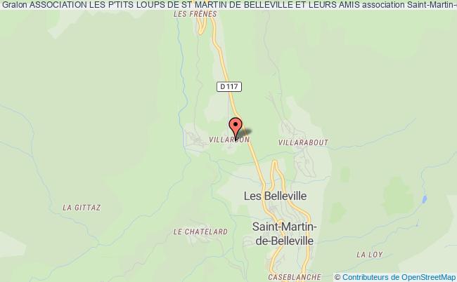 plan association Association Les P'tits Loups De St Martin De Belleville Et Leurs Amis Saint-Martin-de-Belleville