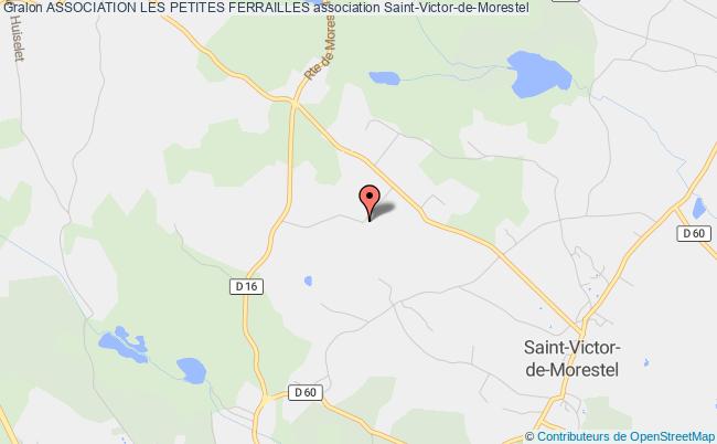 plan association Association Les Petites Ferrailles Saint-Victor-de-Morestel