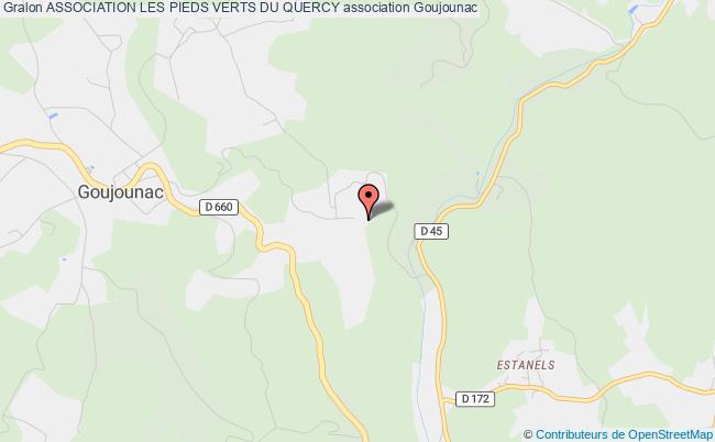 plan association Association Les Pieds Verts Du Quercy Goujounac