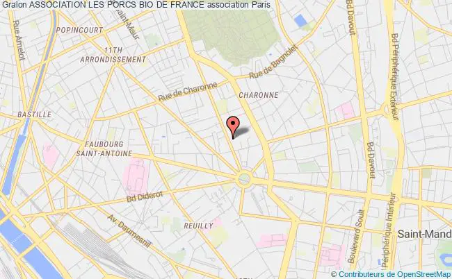 plan association Association Les Porcs Bio De France Paris