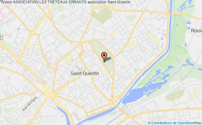 plan association Association Les Treteaux Errants Saint-Quentin
