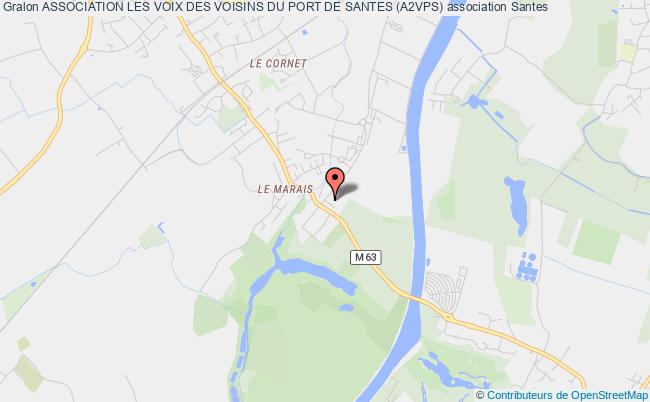 plan association Association Les Voix Des Voisins Du Port De Santes (a2vps) Santes