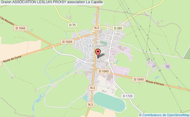 plan association Association Lesluin Proisy La    Capelle
