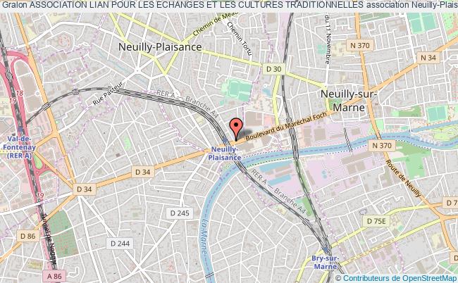 plan association Association Lian Pour Les Echanges Et Les Cultures Traditionnelles Neuilly-Plaisance