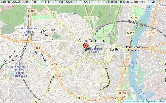 plan association Association Liberale Des Professions De Sante ( Alps) Saint-Germain-en-Laye