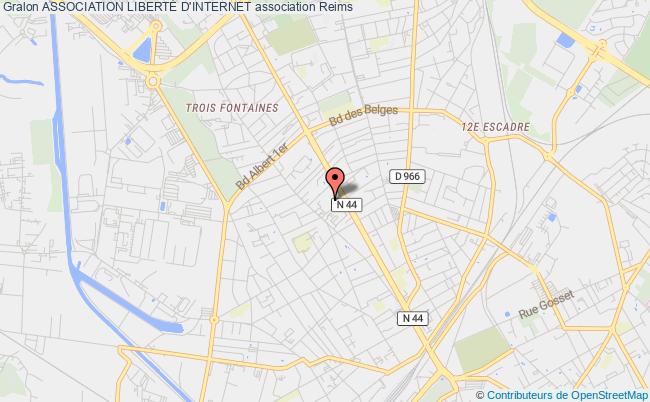 plan association Association LibertÉ D'internet Reims