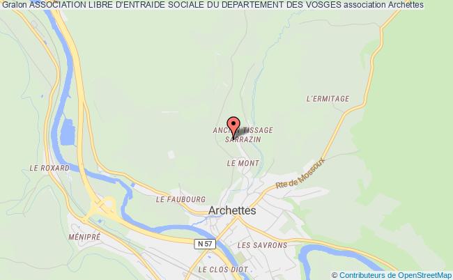 plan association Association Libre D'entraide Sociale Du Departement Des Vosges Archettes
