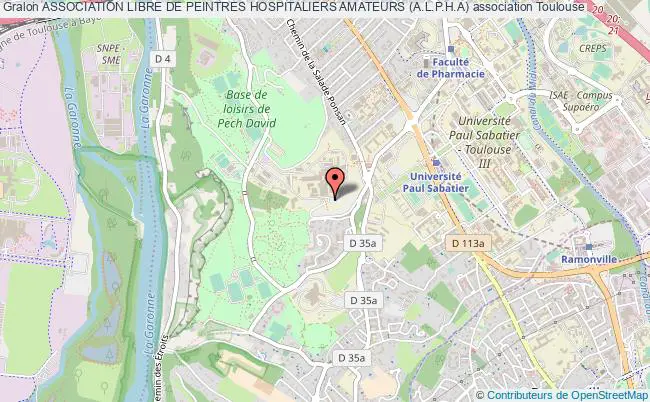 plan association Association Libre De Peintres Hospitaliers Amateurs (a.l.p.h.a) Toulouse
