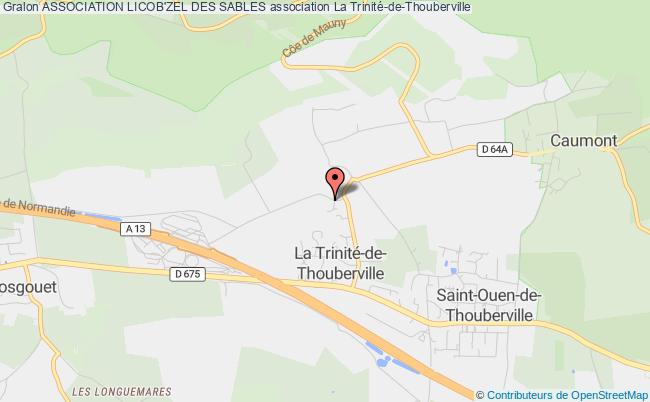 plan association Association Licob'zel Des Sables Trinité-de-Thouberville