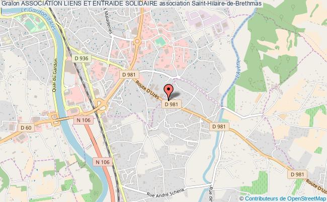 plan association Association Liens Et Entraide Solidaire Saint-Hilaire-de-Brethmas
