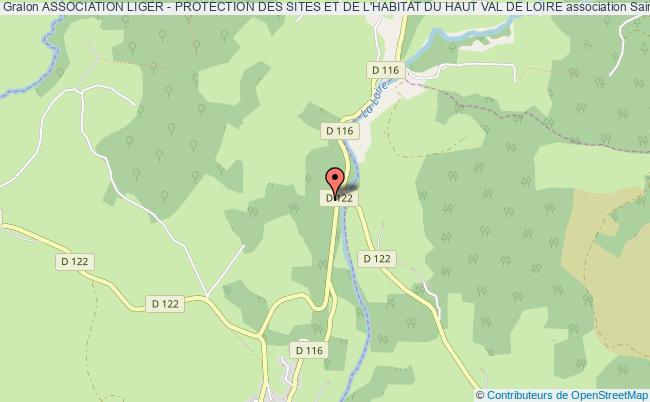 plan association Association Liger - Protection Des Sites Et De L'habitat Du Haut Val De Loire Sainte-Eulalie