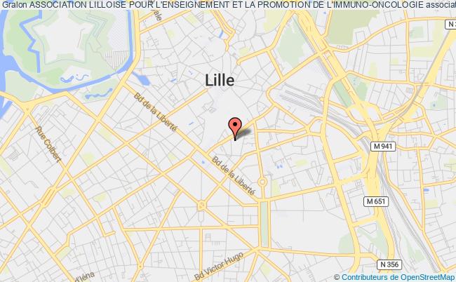 plan association Association Lilloise Pour L'enseignement Et La Promotion De L'immuno-oncologie Lille