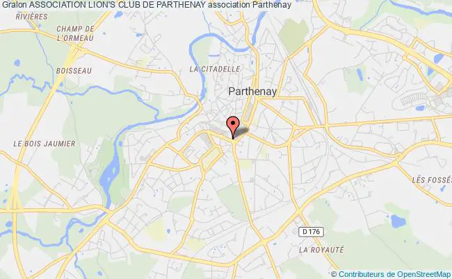 plan association Association Lion's Club De Parthenay Parthenay