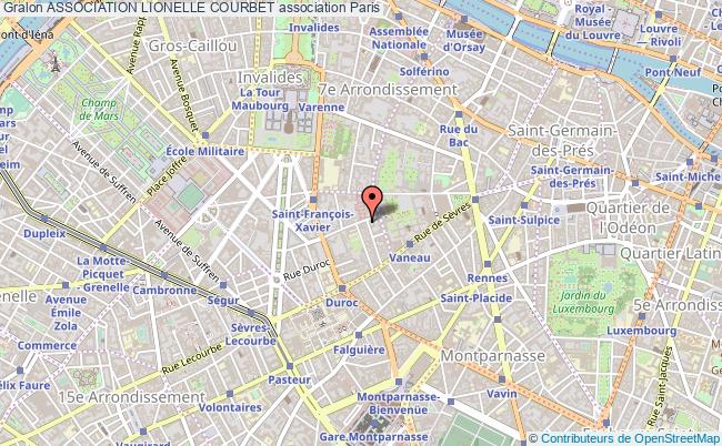 plan association Association Lionelle Courbet Paris