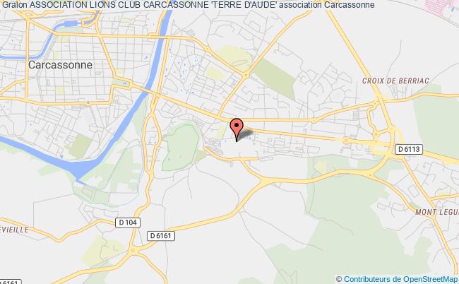 plan association Association Lions Club Carcassonne 'terre D'aude' Carcassonne