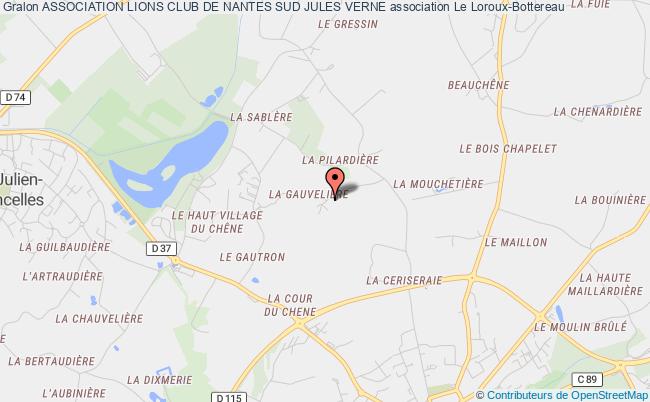 plan association Association Lions Club De Nantes Sud Jules Verne Loroux-Bottereau