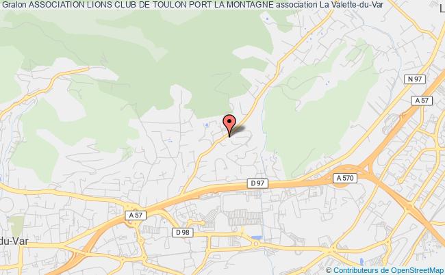 plan association Association Lions Club De Toulon Port La Montagne La    Valette-du-Var