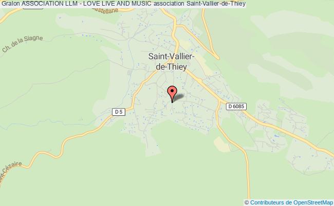plan association Association Llm - Love Live And Music Saint-Vallier-de-Thiey