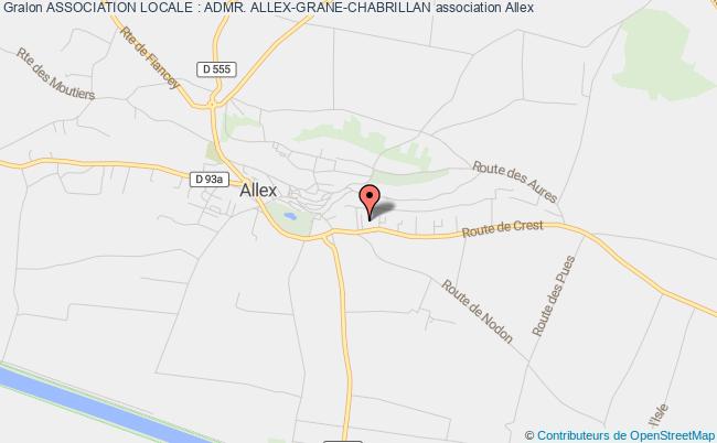 ASSOCIATION LOCALE : ADMR. ALLEX-GRANE-CHABRILLAN