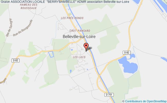 plan association Association Locale  "berry'bambelle" Admr Belleville-sur-Loire