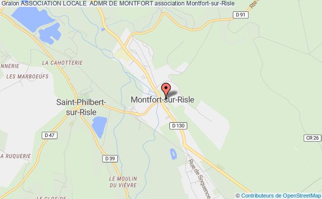 plan association Association Locale  Admr De Montfort Montfort-sur-Risle