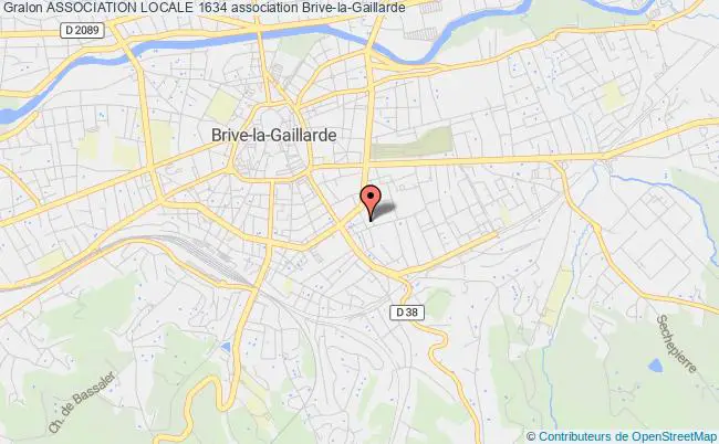 plan association Association Locale 1634 Brive-la-Gaillarde