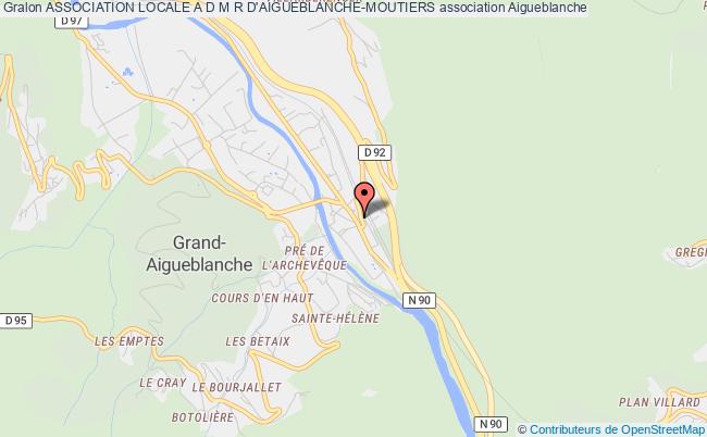 plan association Association Locale A D M R D'aigueblanche-moutiers Aigueblanche